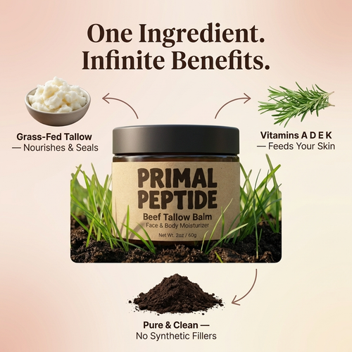 Organic Grass-Fed Beef Tallow Balm